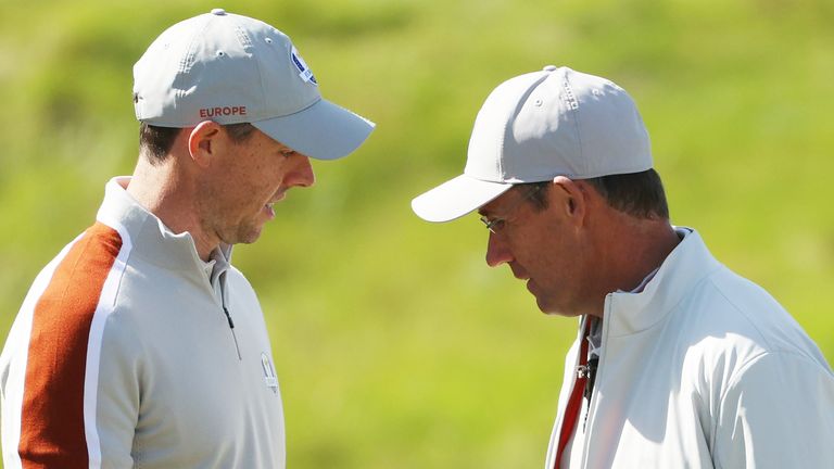McIlroy was disappointed for captain Padraig Harrington 