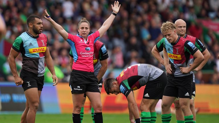Cox has experience of refereeing at the Women's Rugby World Cup and the Olympic Games