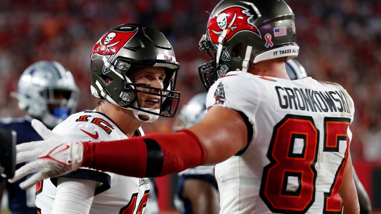 : Tom Brady & Rob Gronkowski Tampa Bay Buccaneers 8 x