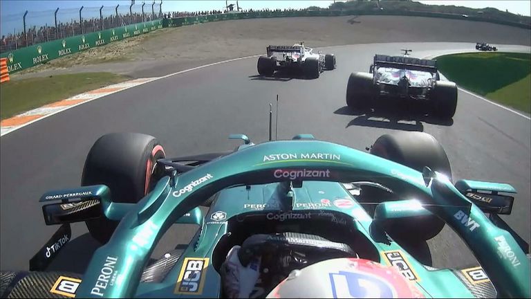 Sebastian Vettel failed to progress to Q2 after being held up by Haas' Nikita Mazepin.
