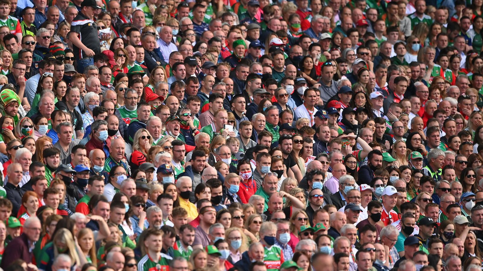 Sporting events in Ireland returning to full capacity following latest