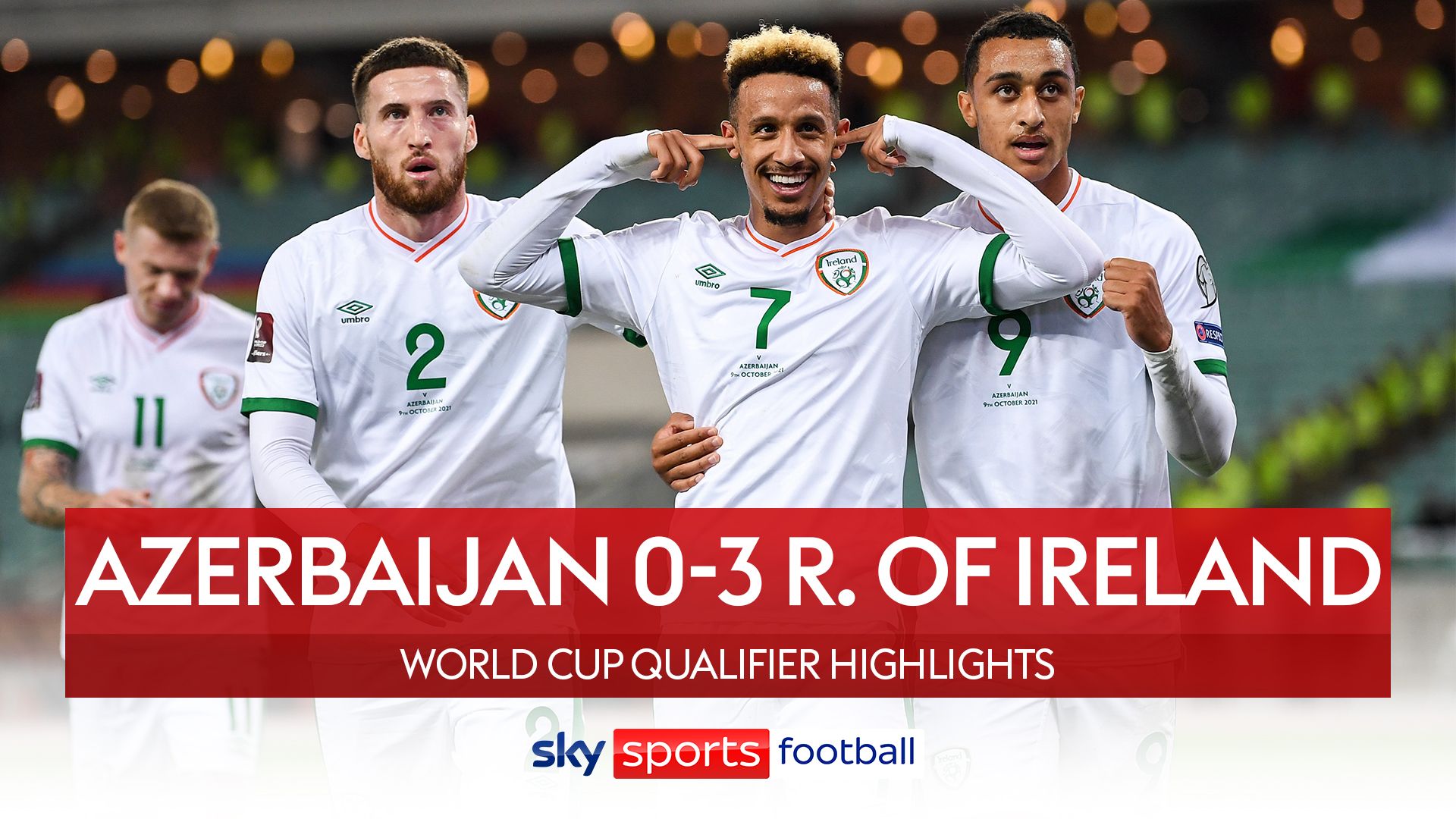 Azerbaijan 0-3 Ireland