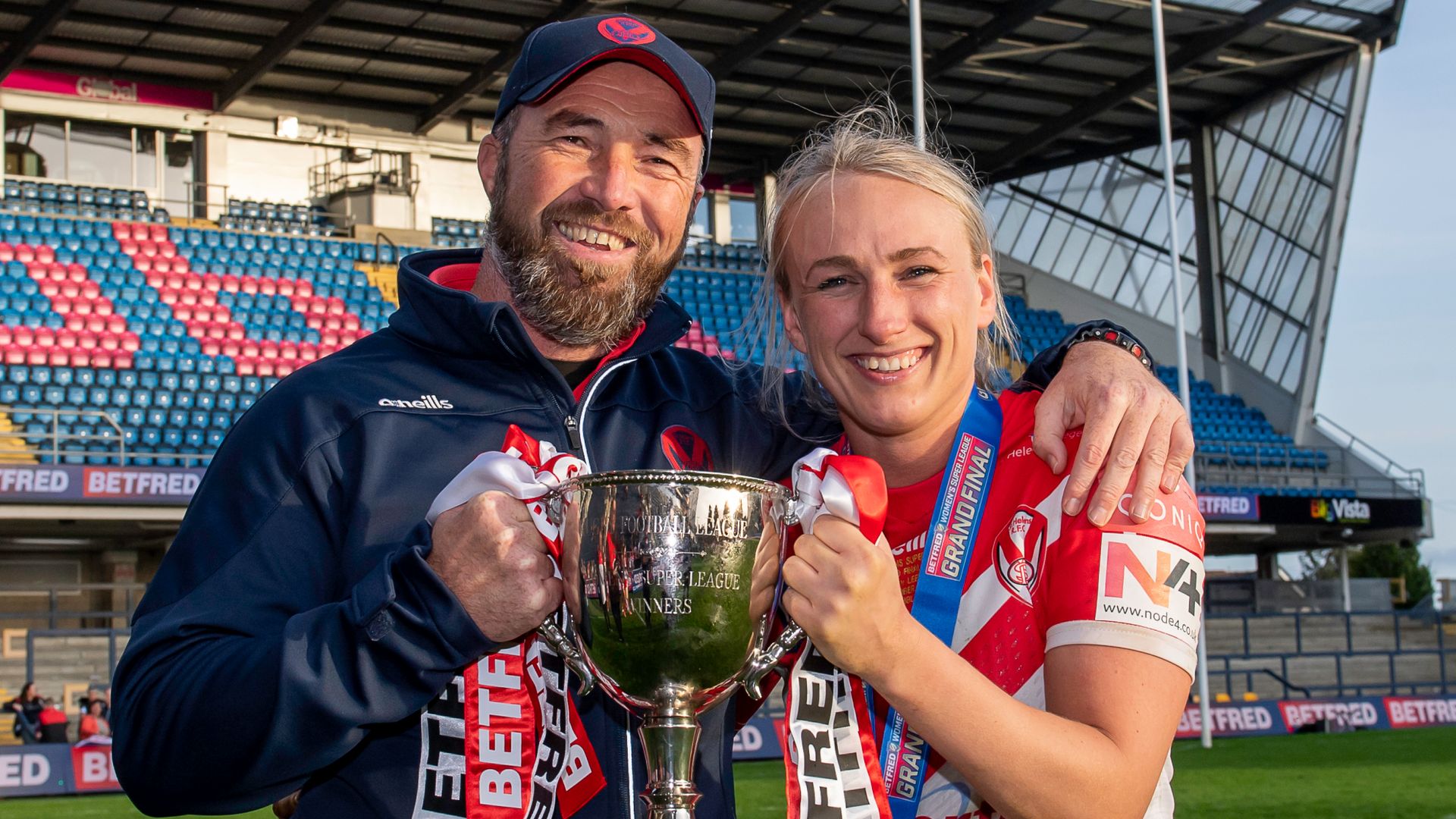 Hardman's pride at Saints' treble stars