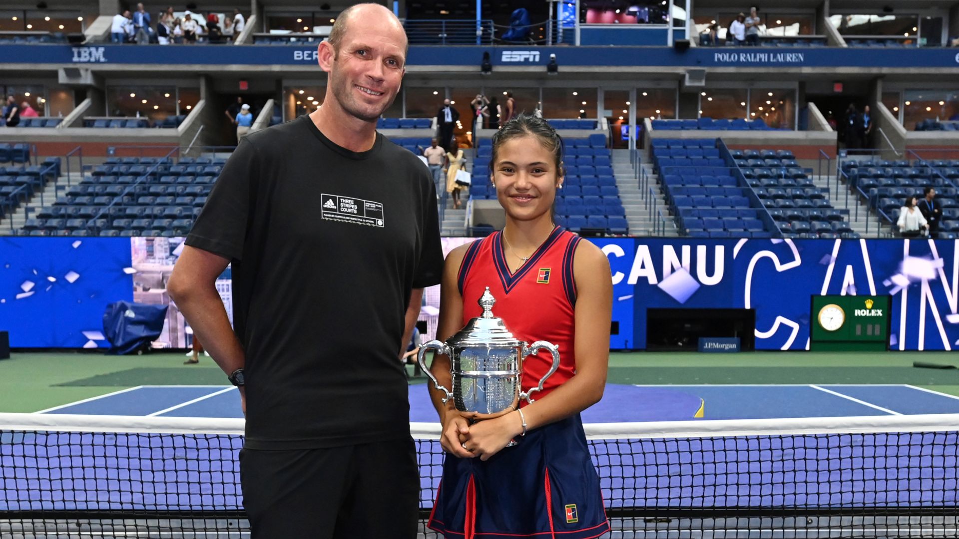 Raducanu warms up for Rome by reuniting with US Open winning coach Richardson