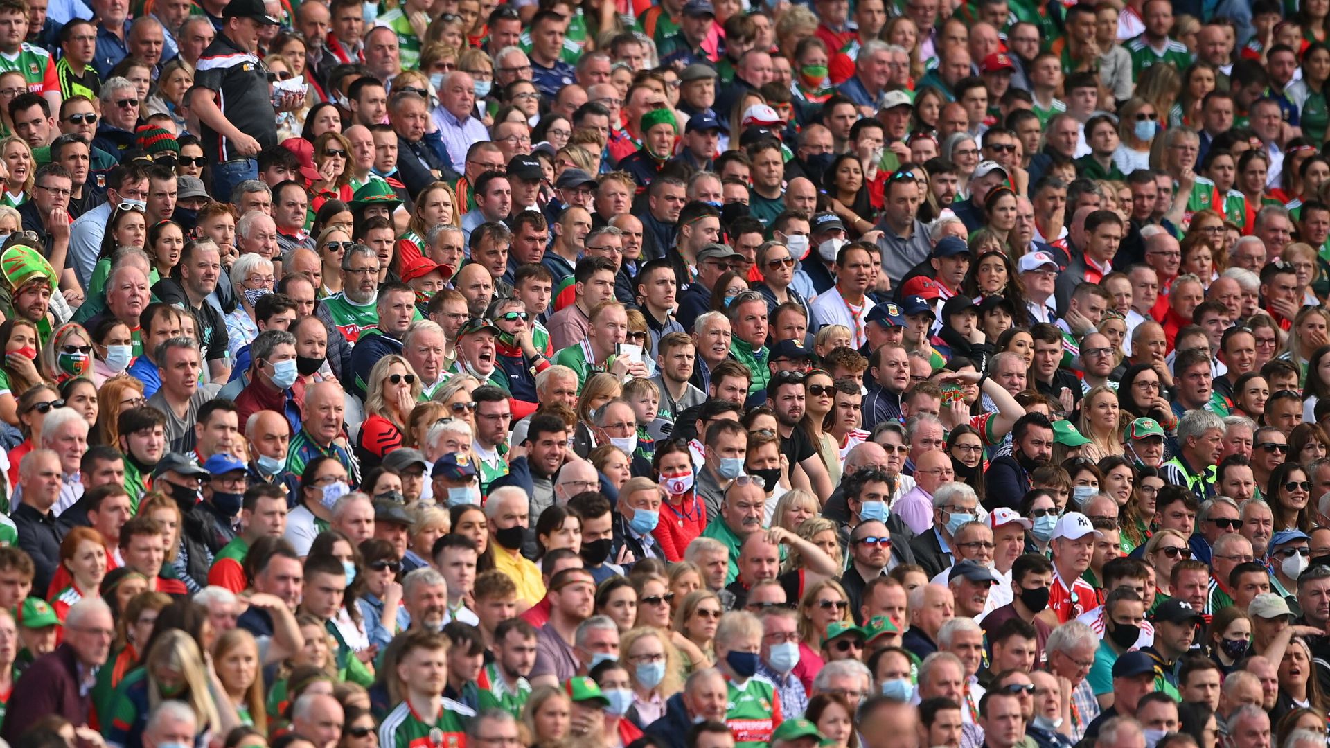 Sporting events in Ireland returning to full capacity