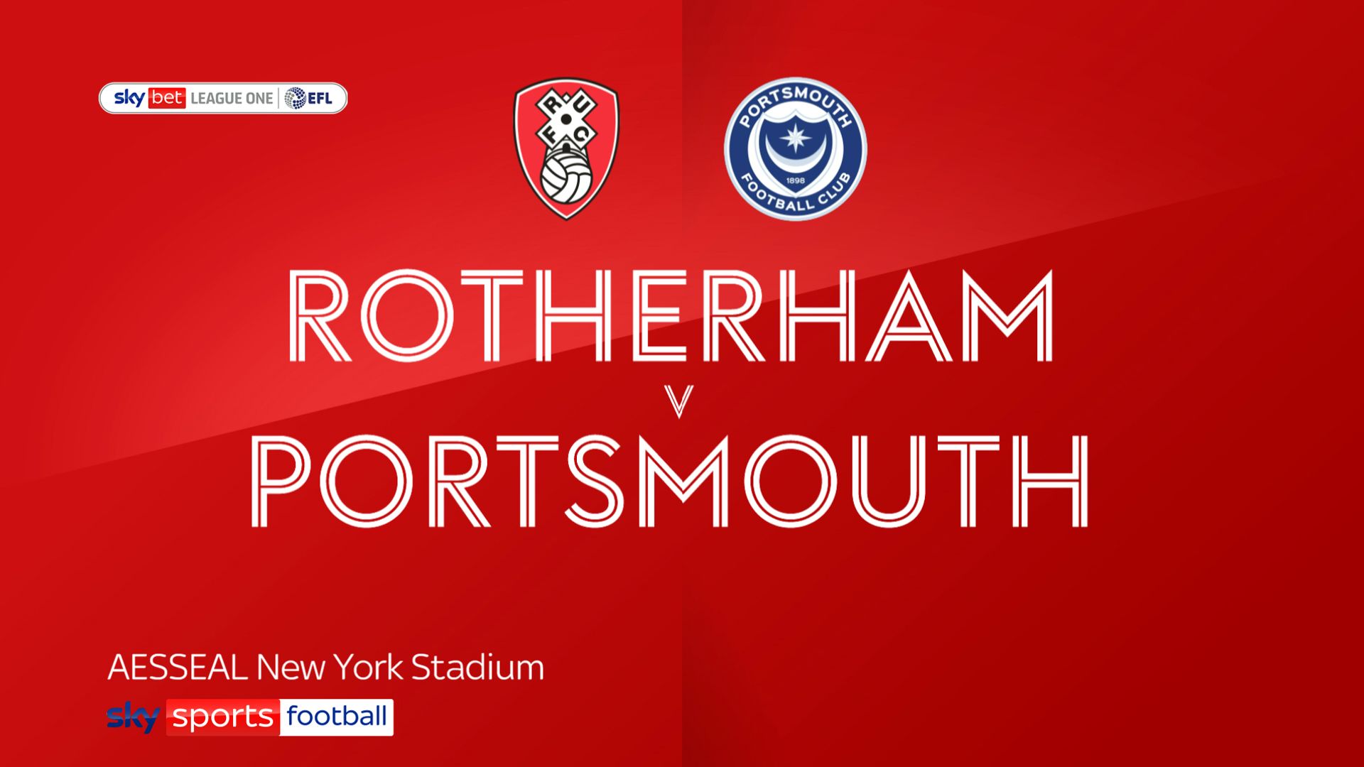 Rotherham romp to victory over Portsmouth