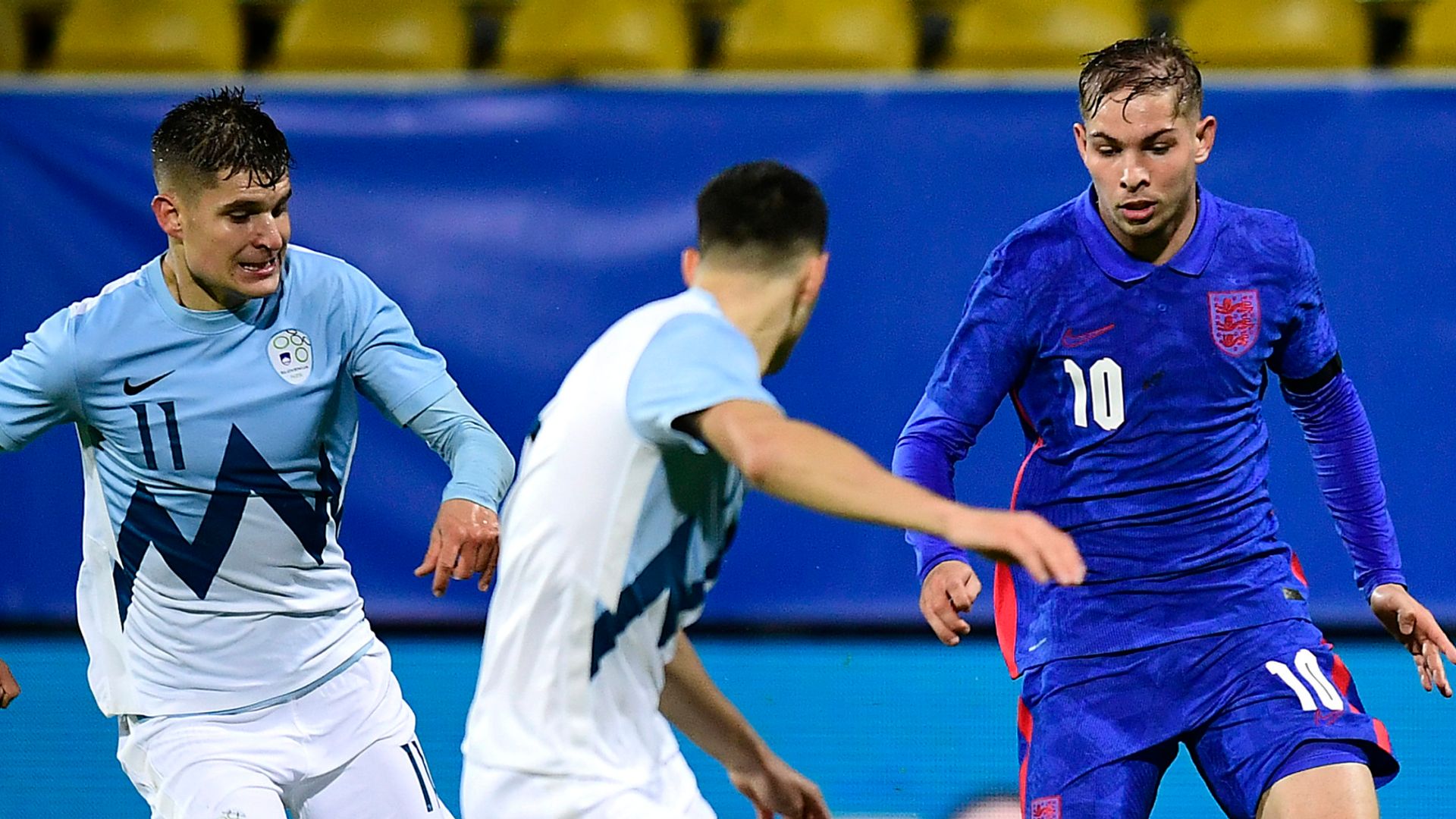England U21s surrender two-goal lead in Slovenia