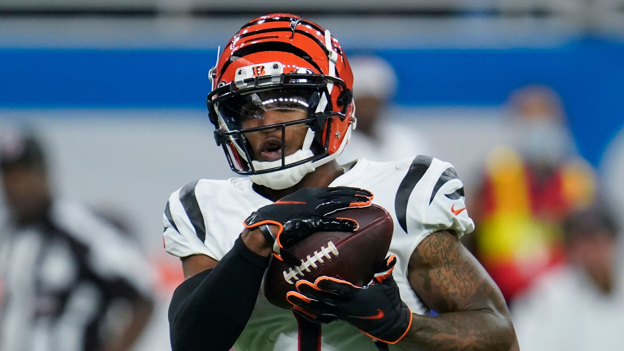 All 55.6 points for Bengals WR Ja'Marr Chase in Week 17