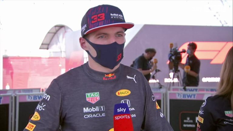 Max Verstappen de Red Bull a exprimé son soulagement d'avoir remporté la victoire après avoir réussi à repousser Lewis Hamilton dans les dernières étapes de la course sur le Circuit des Amériques.