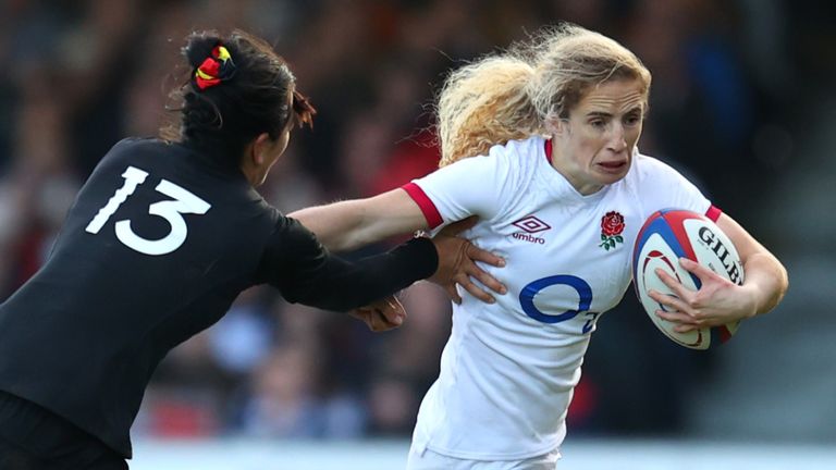 England Women beat New Zealand 43-12 on Sunday