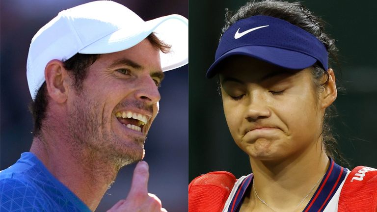 Andy Murray expects Emma Raducanu to deal with the expectations and disappointment that come her way