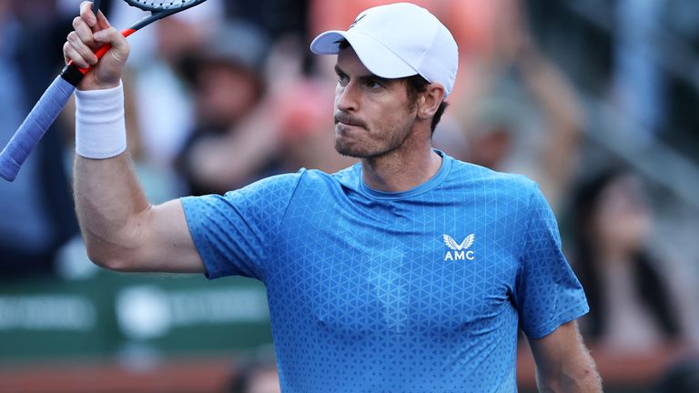 Andy Murray battled Alexander Zverev every step of the way before going down at the BNP Paribas Open in Indian Wells