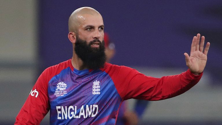 Moeen Ali took the new ball and finished with 2-17 from four overs