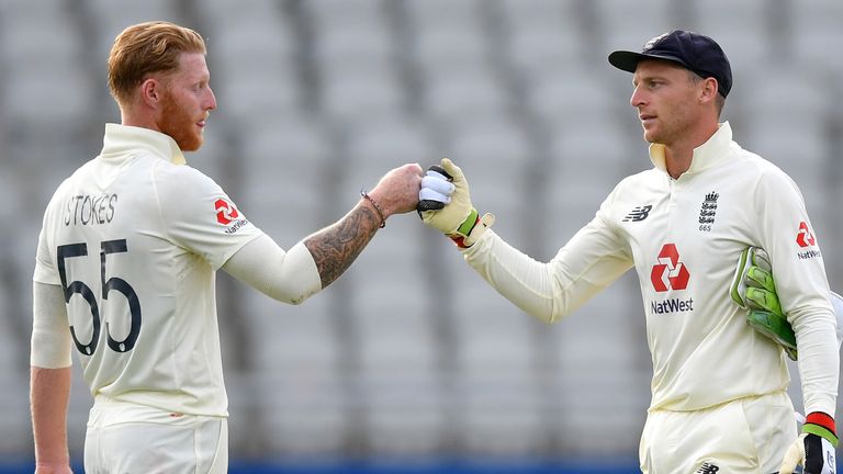 Jos Buttler (right) says the return of Ben Stokes (left) gives England a 'massive boost'