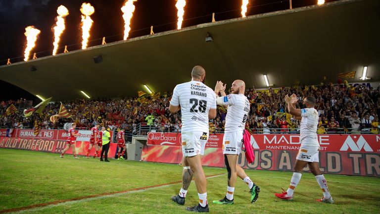 Catalans fans turned out in force for the Dragons' Super League semi-final against Hull KR