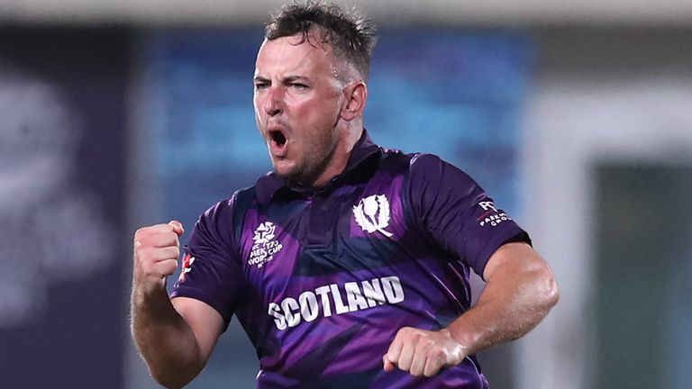 Chris Greaves scored a quick-fire 45 and then took two wickets as Scotland beat Bangladesh by six runs in T20 World Cup