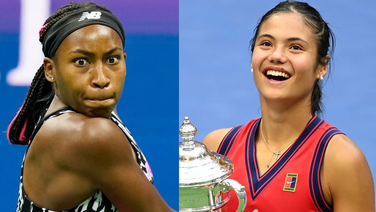 Coco Gauff has urged Emma Raducanu to be wary of social media