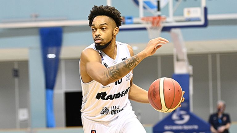 Denzel Ubiaro enters the season as a key man for the new-look Plymouth. Image: BBL