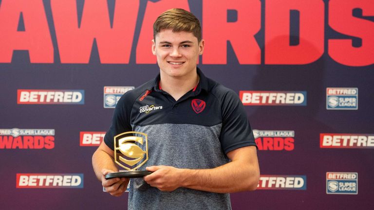 St Helens' Jack Welsby took the Young Player of the Year award 
