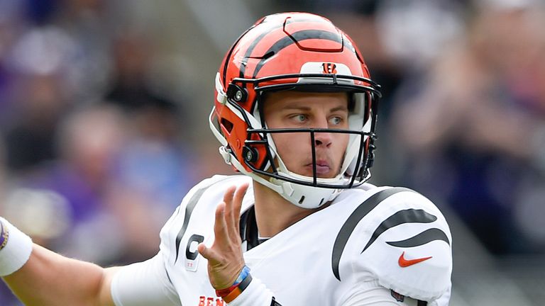 Cincinnati Bengals quarterback Joe Burrow is back in action against the Baltimore Ravens in a crucial Week 16 matchup