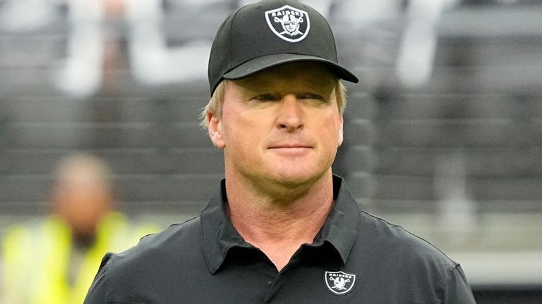 Las Vegas Raiders head coach Jon Gruden says he is ashamed for  insulting DeMaurice Smith