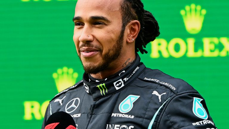 Sky F1's Rachel Brookes speaks to seven-time world champion Lewis Hamilton on his 2021 season so far both on and off the track