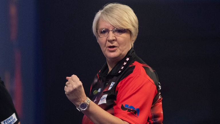 Lisa Ashton will make her third appearance at the World Championship in December (Image credit: Lawrence Lustig/PDC)