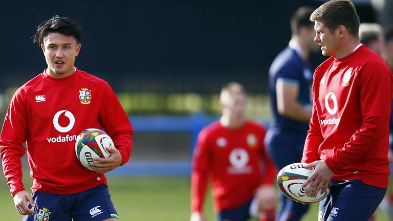 Smith trained alongside Farrell during the Lions tour of South Africa in the summer