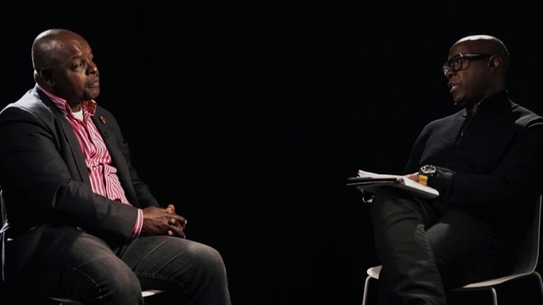 Steadman (left) and Wedderburn in an interview conducted during Black History Month