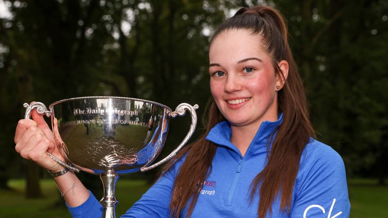 Rachel Gourley ended the week on five under in the girl's event