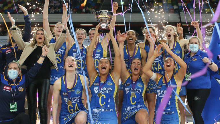Team Bath Netball overcame Saracens Mavericks in the final contest of the day (Image credit: Matchroom Multi Sport)