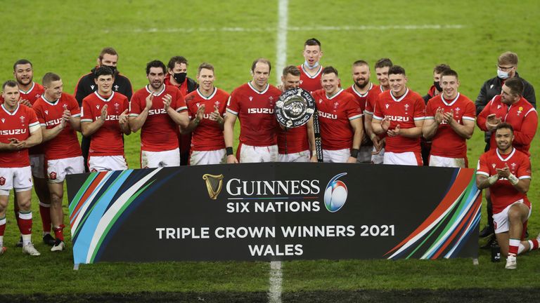Wales' success in the Six Nations was played behind closed doors
