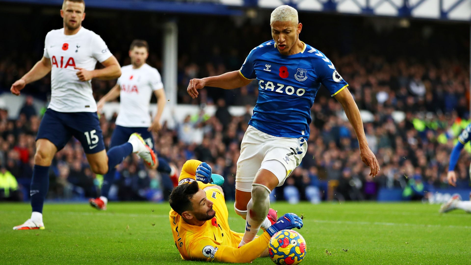 Everton 0-0 Tottenham: VAR overturns penalty for Hugo Lloris challenge on  Antonio Conte&#39;s Premier League bow | Mexicana Post