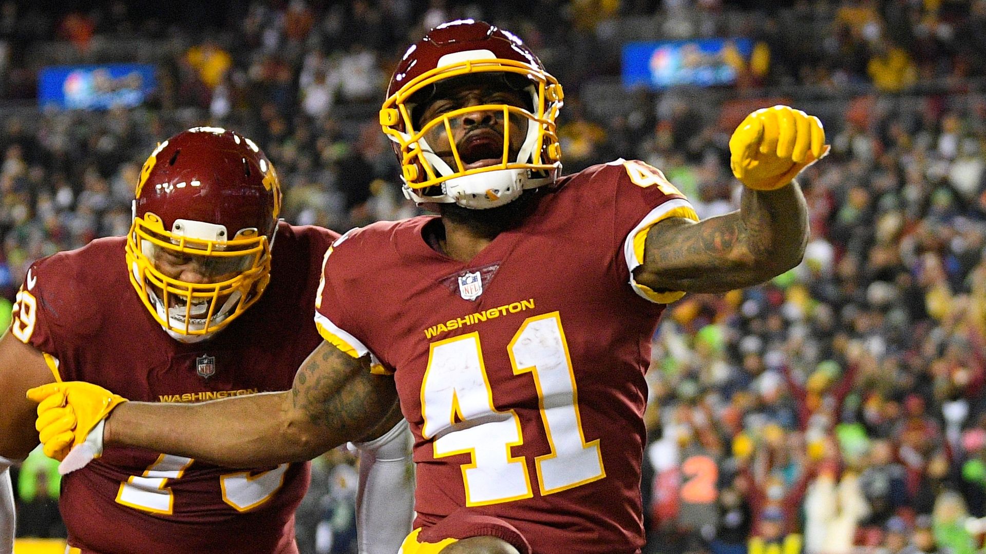 Late interception lifts Washington to win over Seahawks