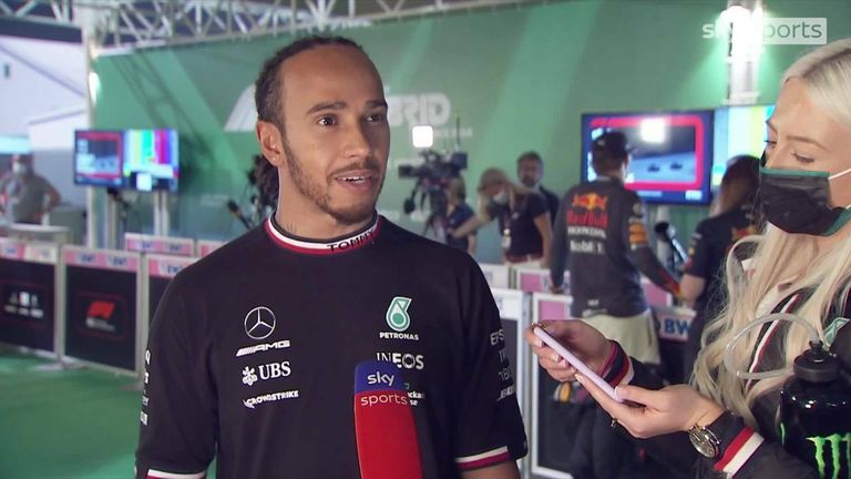 Hamilton was ecstatic after claiming pole for the maiden Qatar Grand Prix