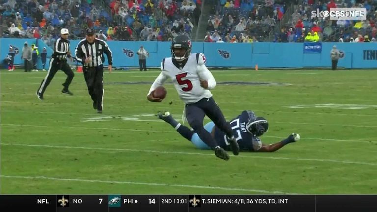 Tyrode Taylor stakes on Texans to score their first touchdown since week two