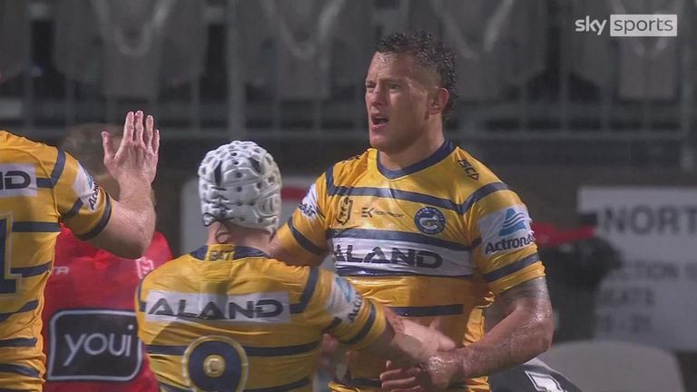 Watch highlights of new Hull FC signing Kane Evans in action for Parramatta Eels in the NRL.