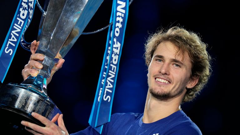 Alexander Zverev a terminé l'année en beauté en remportant les finales ATP de fin de saison à Turin