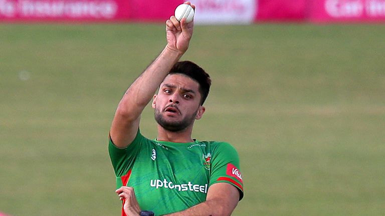 Leicestershire have re-signed Afghanistan bowler Naveen-ul-Haq, who was the leading wicket taker in the 2021 Vitality Blast