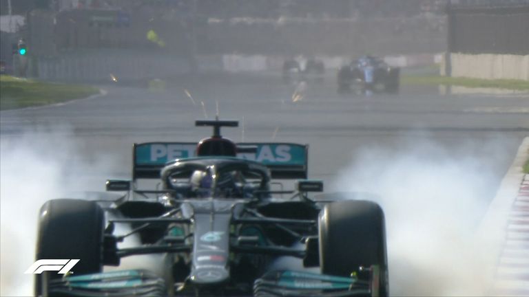 The Mercedes duo of Lewis Hamilton and Valtteri Bottas both passed on the grass during practice two ahead of the GP of Mexico City.