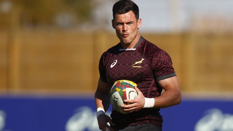Jesse Kriel last started on the wing for the Springboks against New Zealand in 2018