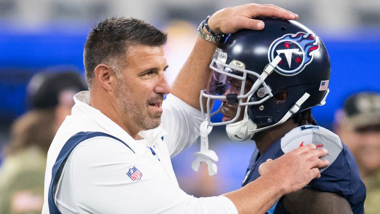 Mike Vrabel has led the Titans to six-straight victories, with five of those coming against playoff teams from a year ago