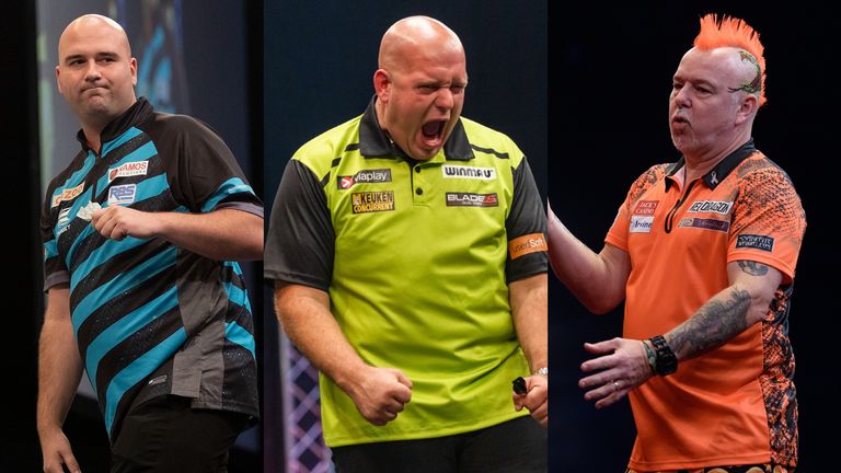 Former world champions Wright, Van Gerwen and Cross are among the main contenders for the 2022 crown