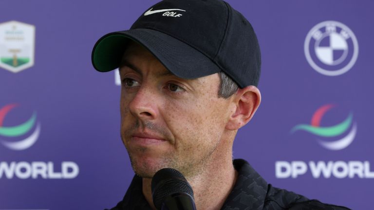 Rory McIlroy is back in action at the DP World Tour Championship