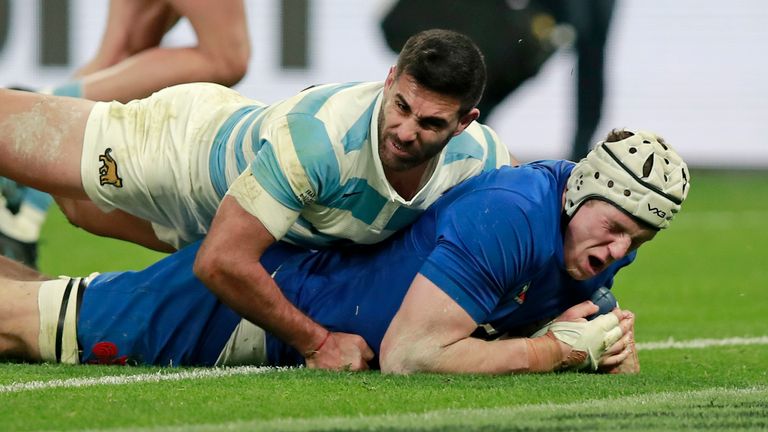 Thibaud Flament scored on his Test debut as France beat Argentina 