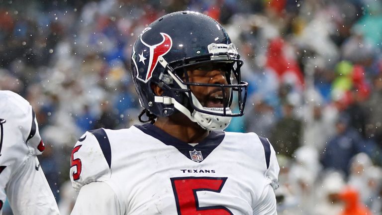 Houston Texans quarterback Tyrod Taylor is a dual threat in Fantasy Football, picking up points through the air and on the ground