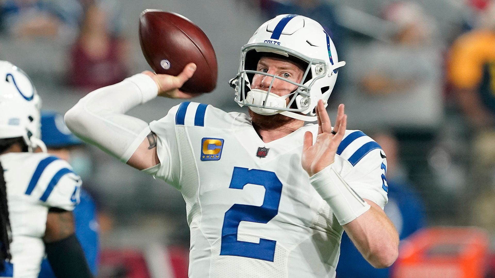 Colts QB Wentz placed on Covid list