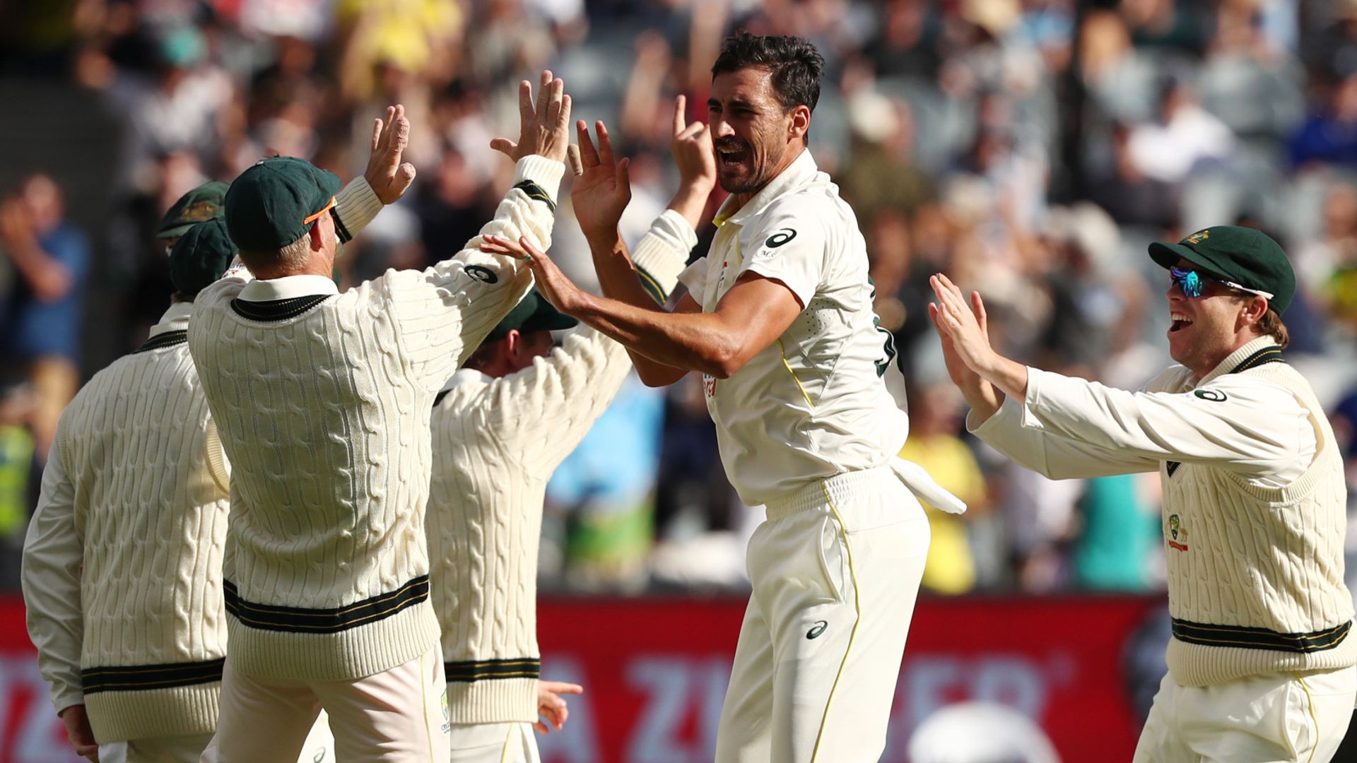 Late wickets put Australia in sight of Ashes win