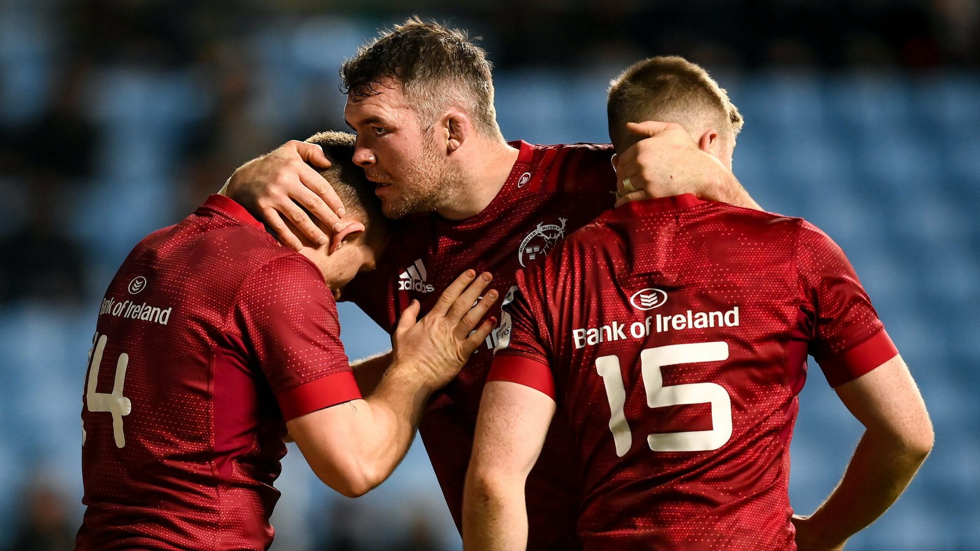 Covid-ravaged Munster earn big win vs 14 man Wasps