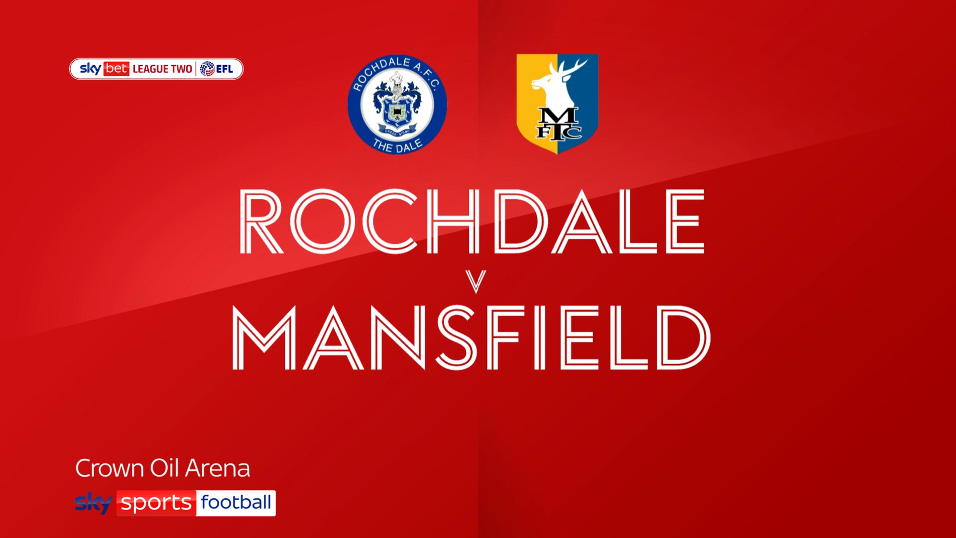 Mansfield strike late to edge Rochdale